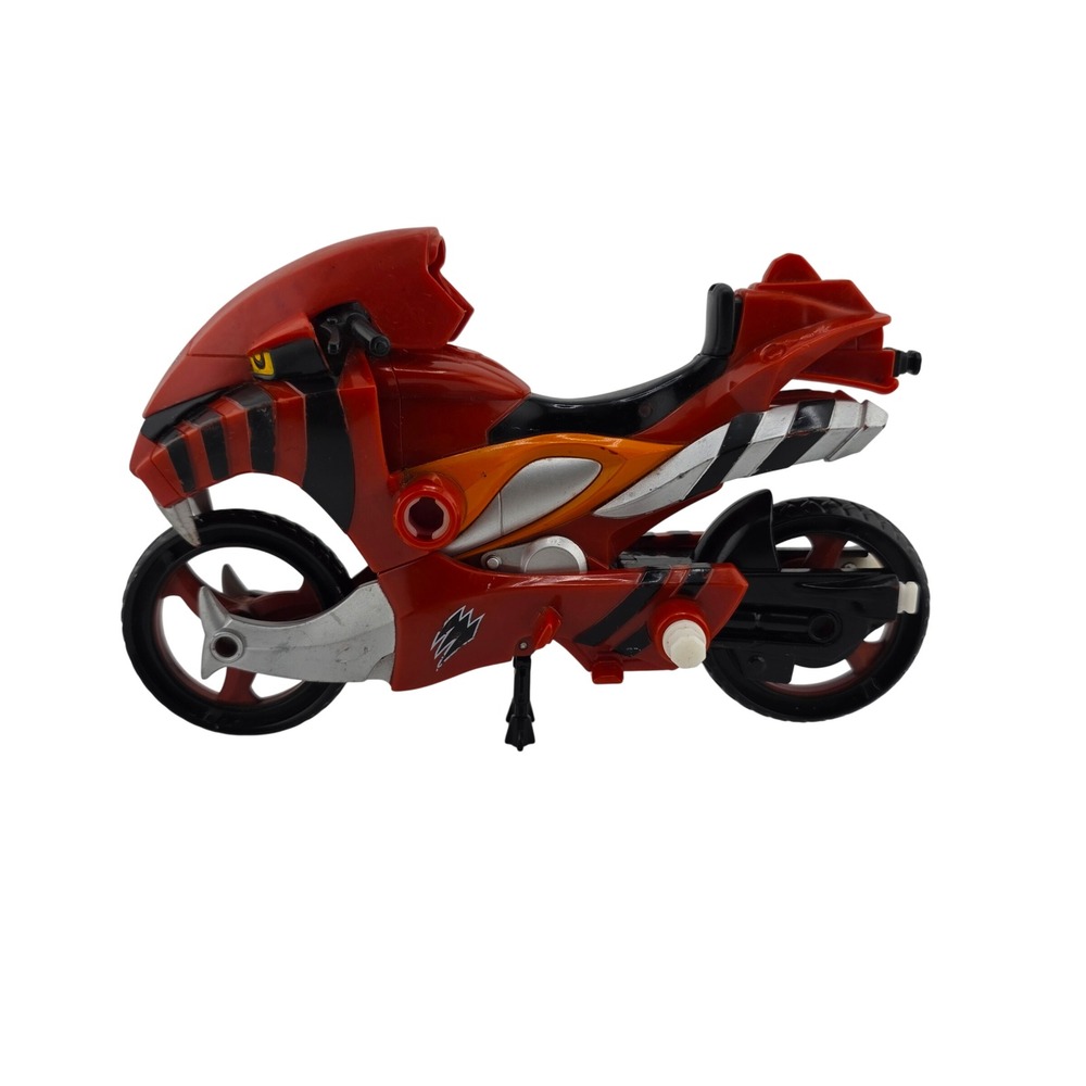 Power Rangers Jungle Fury Red Tiger Strike Cycle Vehicle Bandai‎ 2007